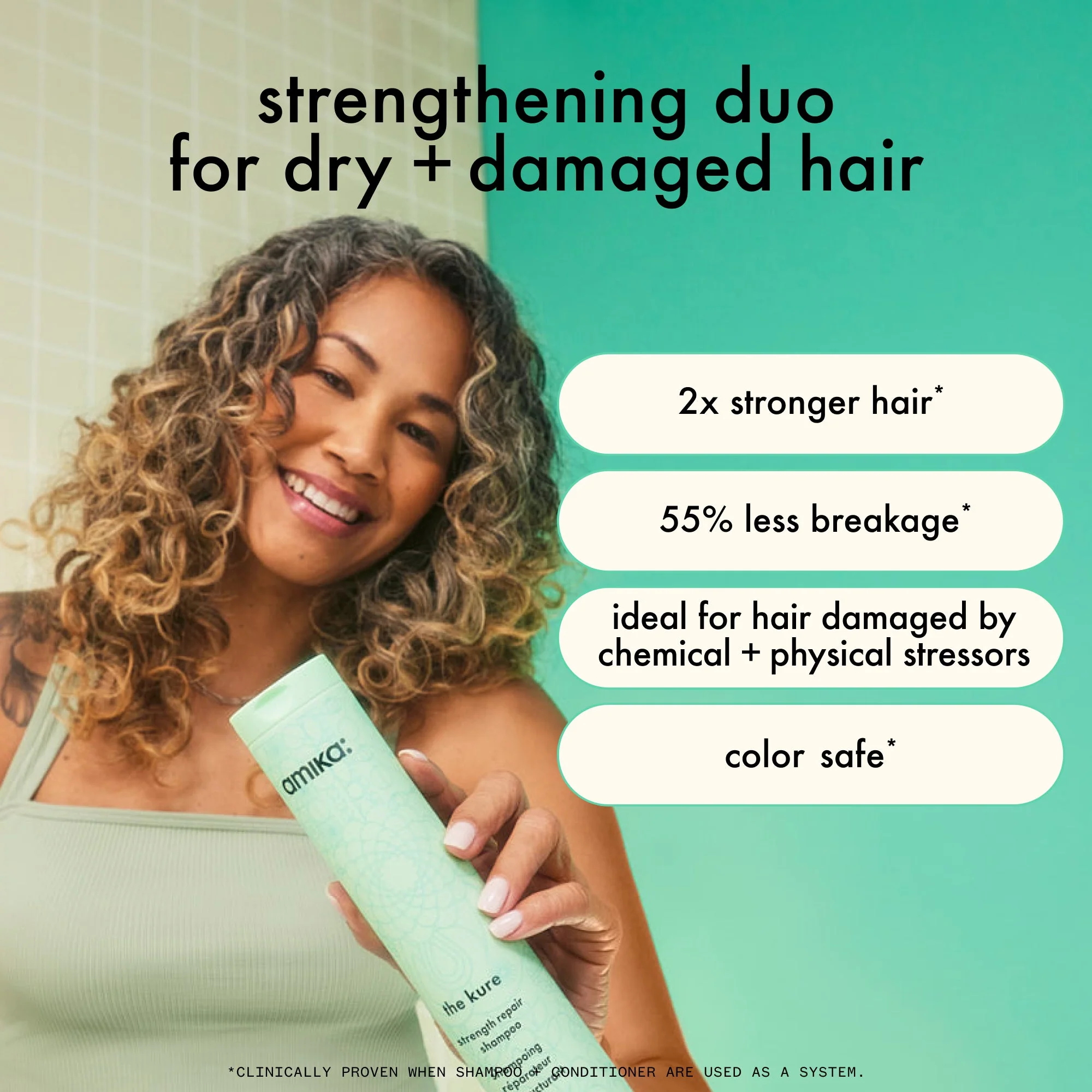 the kure | strength repair shampoo - Image 3